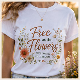 Camiseta Gráfica Feminina Macia Inspirada na Natur