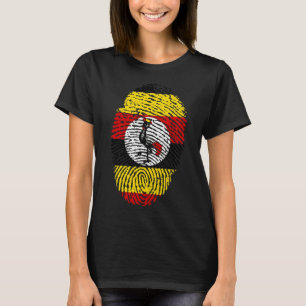 Camiseta Gráfica Feminina Pegada Ugandesa Afri