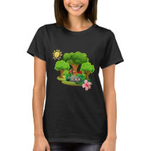 Camiseta Gráfica Florestal Magia