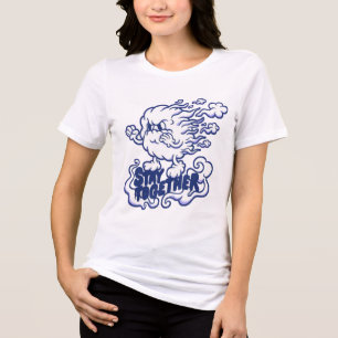 Camiseta Gráfica Fofa para Mulheres e Adolescentes