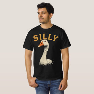 Camiseta Gráfica Funny Goose – Ganso Bobo