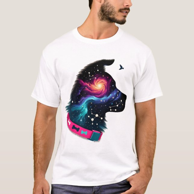 Camiseta Gráfica Galactic Pup (Frente)