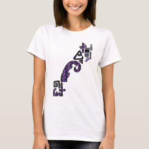 Camiseta Gráfica Geométrica Assimétrica Relâmpago