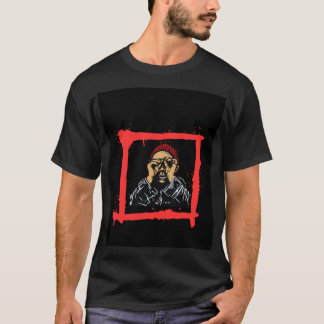 Camiseta Gráfica Geração Z Quadro Vermelho Selvage