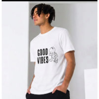 Camiseta Gráfica Good Vibes | Camiseta Unisex Mini
