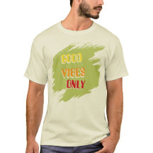 Camiseta Gráfica Good Vibes Only Sunshine Mood