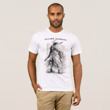 Camiseta Gráfica Guerreiro do Futuro - Samurai Cyb