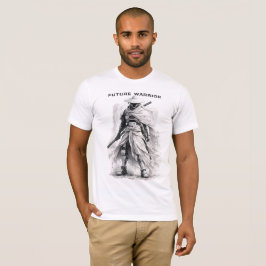 Camiseta Gráfica Guerreiro do Futuro - Samurai Cyb