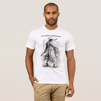Camiseta Gráfica Guerreiro do Futuro - Samurai Cyb