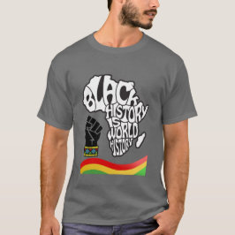 Camiseta Gráfica História Negra É História Mundial