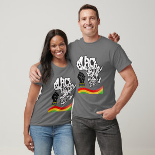 Camiseta Gráfica História Negra É História Mundial