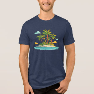 Camiseta Gráfica Ilha de Palma Tropical – Relaxant