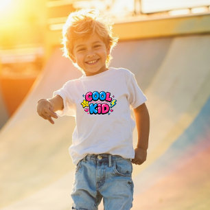 Camiseta Gráfica Infantil Y2K para Crianças Pequen