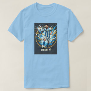Camiseta Gráfica Inspirada em Messi