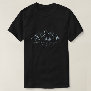 Camiseta Gráfica Inspirada Na Natureza