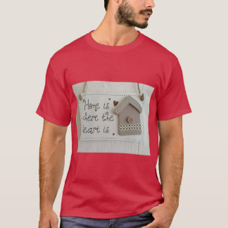 Camiseta gráfica inspirada no conforto de “Lar”