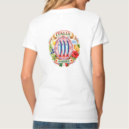 Camiseta Gráfica Italia Amore Sardine