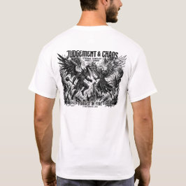 Camiseta Gráfica Julgamento & Caos - Conflito Eter