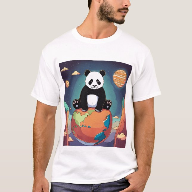 Camiseta Gráfica "K" de Primatas para Lov Animal (Frente)