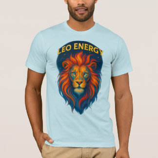 Camiseta Gráfica Lion Energy para Homens
