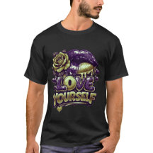 Camiseta Gráfica "Love Yourself" AlexDizaine