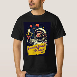 Camiseta Gráfica Macaco Astronauta