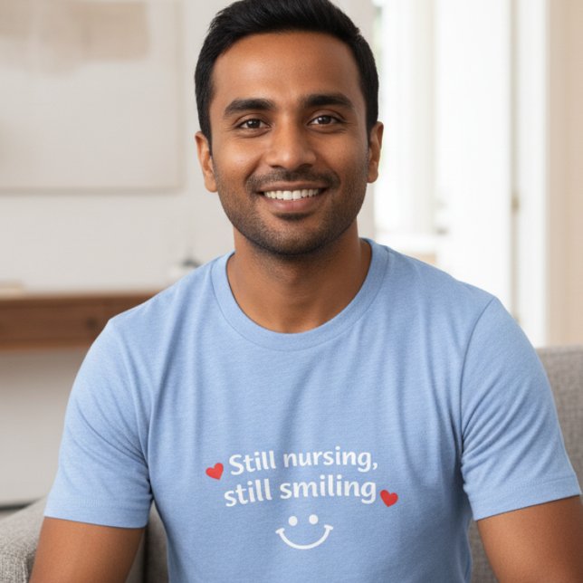 Camiseta gráfica masculina Ainda Amamentando Ainda (Criador carregado)
