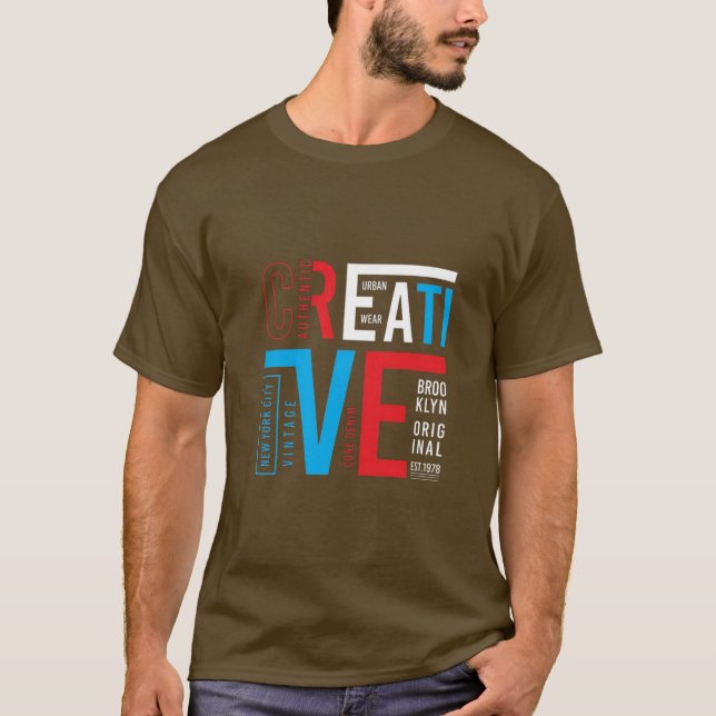 Camiseta gráfica masculina de Brooklyn 1989 fashio (Frente)