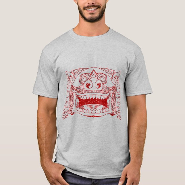 Camiseta Gráfica Masculina de Macaco Sorridente En (Frente)