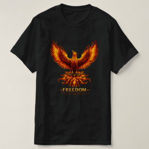Camiseta gráfica masculina Freedom Phoenix