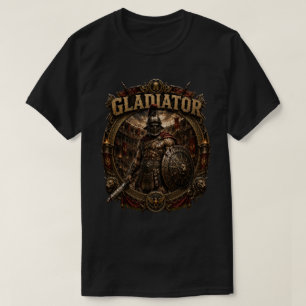 Camiseta gráfica masculina Gladiador