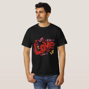 Camiseta Gráfica Masculina Urban Peace & Love - Re