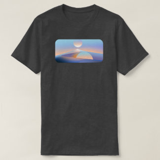 Camiseta Gráfica Minimalista de Ficção Científica 