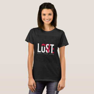 Camiseta Gráfica Minimalista Feminina LOST - Chic