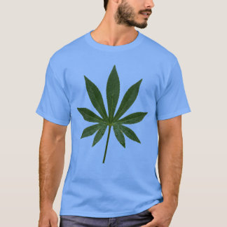 Camiseta Gráfica Minimalista Folha Verde Natureza
