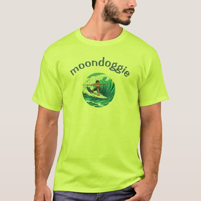 Camiseta Gráfica Moondoggie Surfer (Frente)