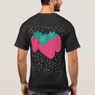 Camiseta Gráfica Morango EffortLesli Básica
