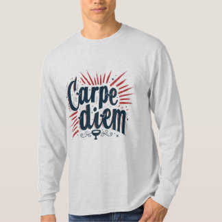 Camiseta Gráfica Motivacional Carpe Diem