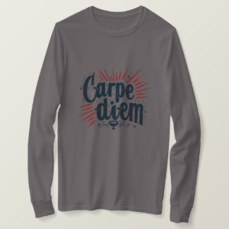 Camiseta Gráfica Motivacional Carpe Diem