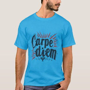 Camiseta Gráfica Motivacional Carpe Diem
