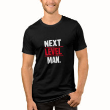 Camiseta Gráfica Motivacional Homem de Próximo Nív