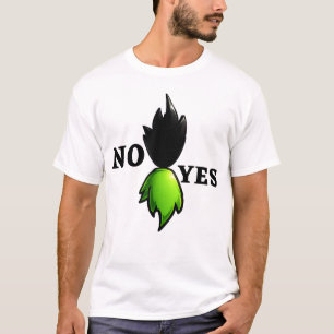 Camiseta Gráfica Não Sim – Arte Abstrata Minimalis