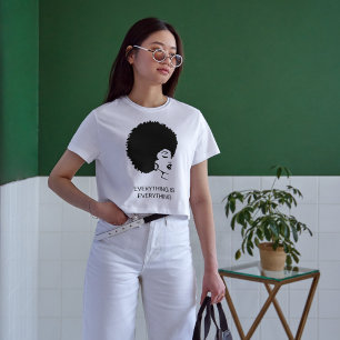 Camiseta Gráfica Negra de História Negra