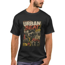 Camiseta Gráfica "No Hype" Vintage Hip-Hop URBAN B