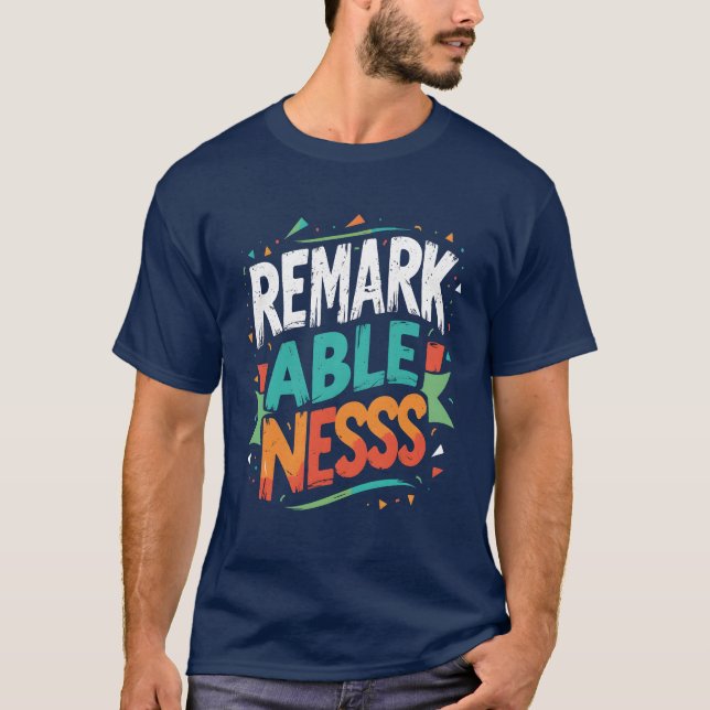 Camiseta gráfica notável (Frente)