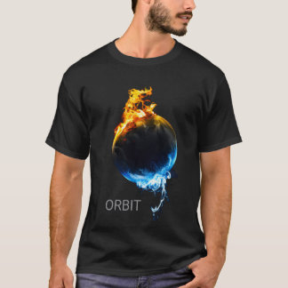 Camiseta gráfica "ORBIT" Elemental Fogo & Gelo Glo