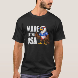 Camiseta Gráfica Orgulho Americano Patriota