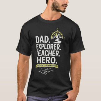 Camiseta Gráfica Pai | Camisa de Presente do Dia d