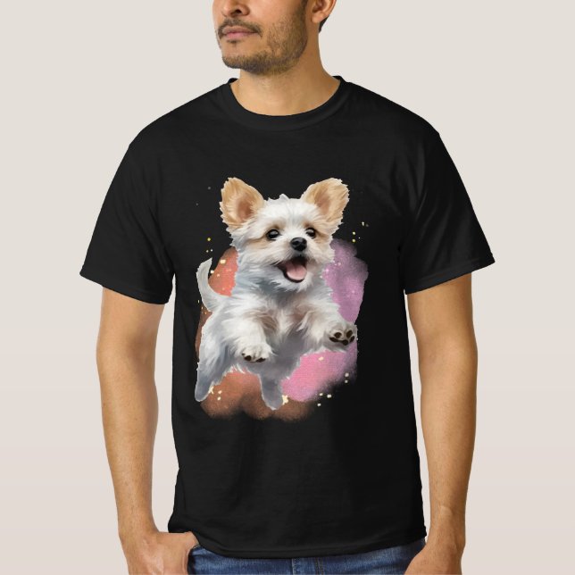 Camiseta gráfica para cães (Frente)