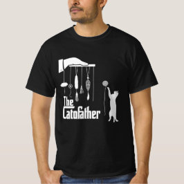 Camiseta Gráfica Paródia do Gato da Máfia Engraçad